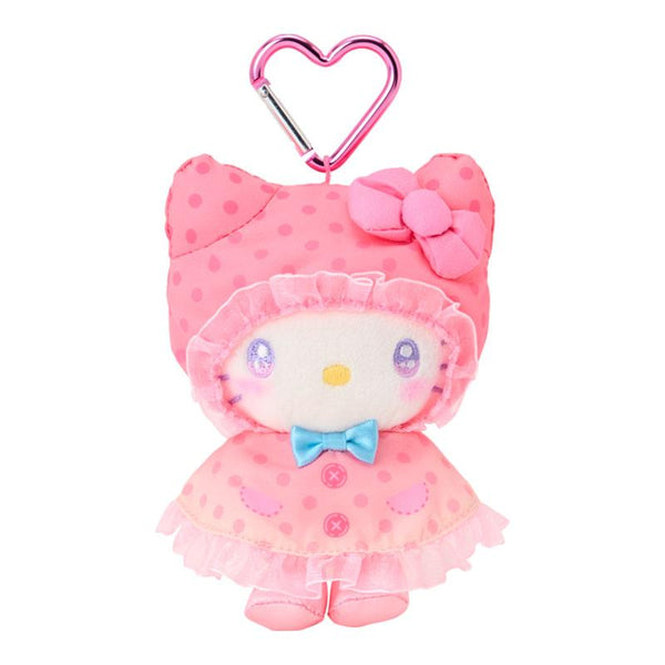 Hello Kitty Plush Mascot Holder Keychain Sweet Rain Collection