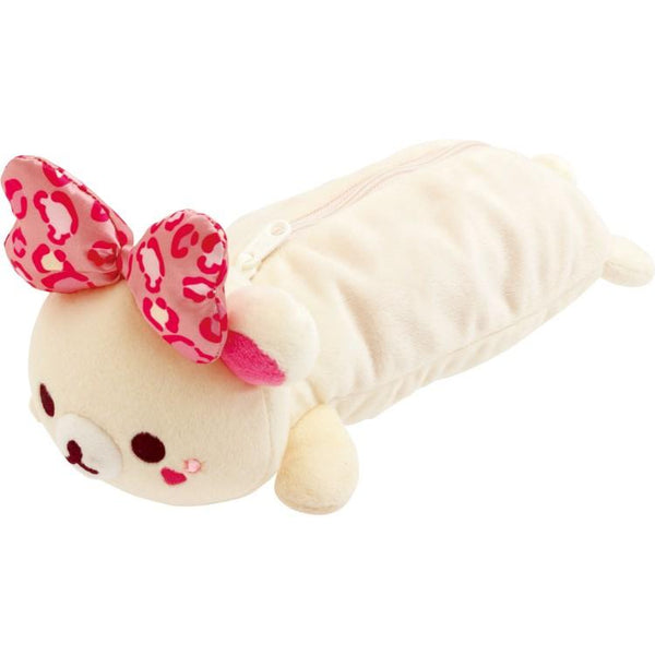 Korilakkuma Pen Case Pencil Pouch Leopard Ribbon San-X Japan 2026