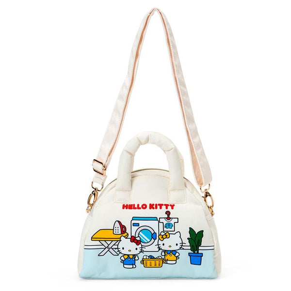 Hello Kitty Puff Boston Shoulder Bag White Sanrio Japan 2026