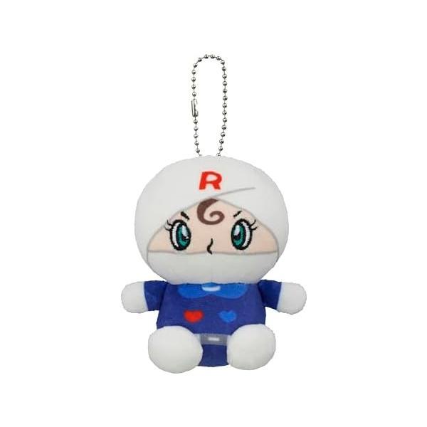 Rollpanna chan Mochi Fluffy Marshmallow Plush Keychain Anpanman