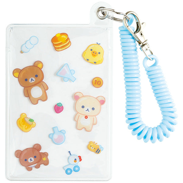 Rilakkuma Lab Clear Pass Case with Coil San-X Japan 2026