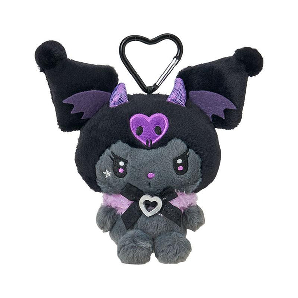 Kuromi Plush Mascot Holder Keychain Noir Little Devil Sanrio