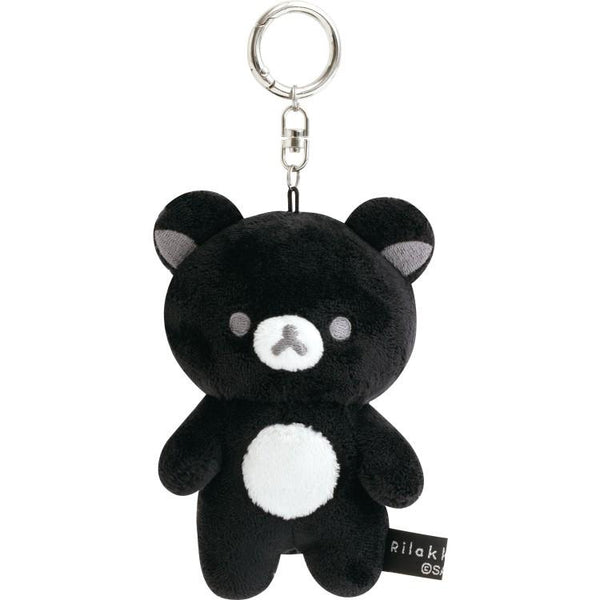 BASIC RILAKKUMA MONOCHROME Plush Keychain Black San-X Japan 2026