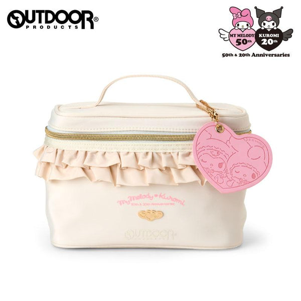 奇妙礼太郎 サン・トワ・マミー 7インチ 50枚限定 未使用品 My Melody 50th & Kuromi 20th OUTDOOR Vanity Pouch Sanrio Japan
