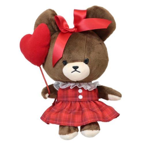 Jackie Plush Doll SS Red Heart Plaid the bears' school Japan 2026