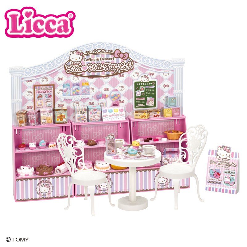 Licca Chan Doll House Hello Kitty Sweet Cafe Sanrio Japan