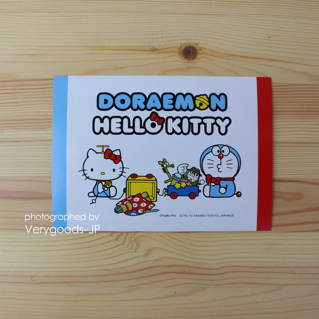 Doraemon x Hello Kitty Sticker Toys Sanrio Japan