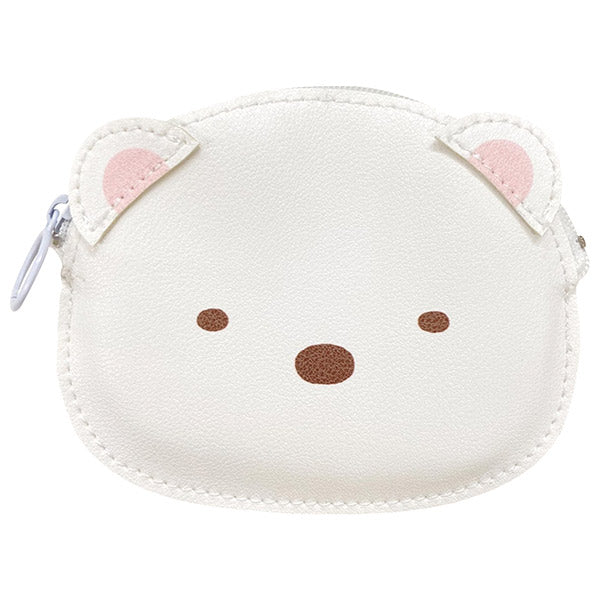 Sumikko Gurashi Fluffy Face Coin Purse - Shirokuma