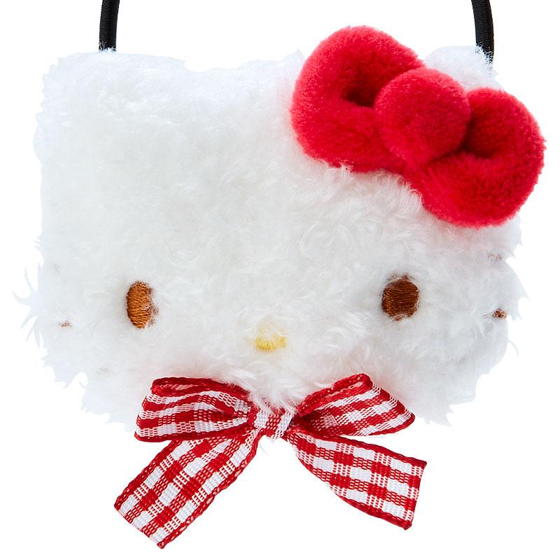 Hello Kitty Plush Ponytail Holder Face Shape Sanrio Japan 2023