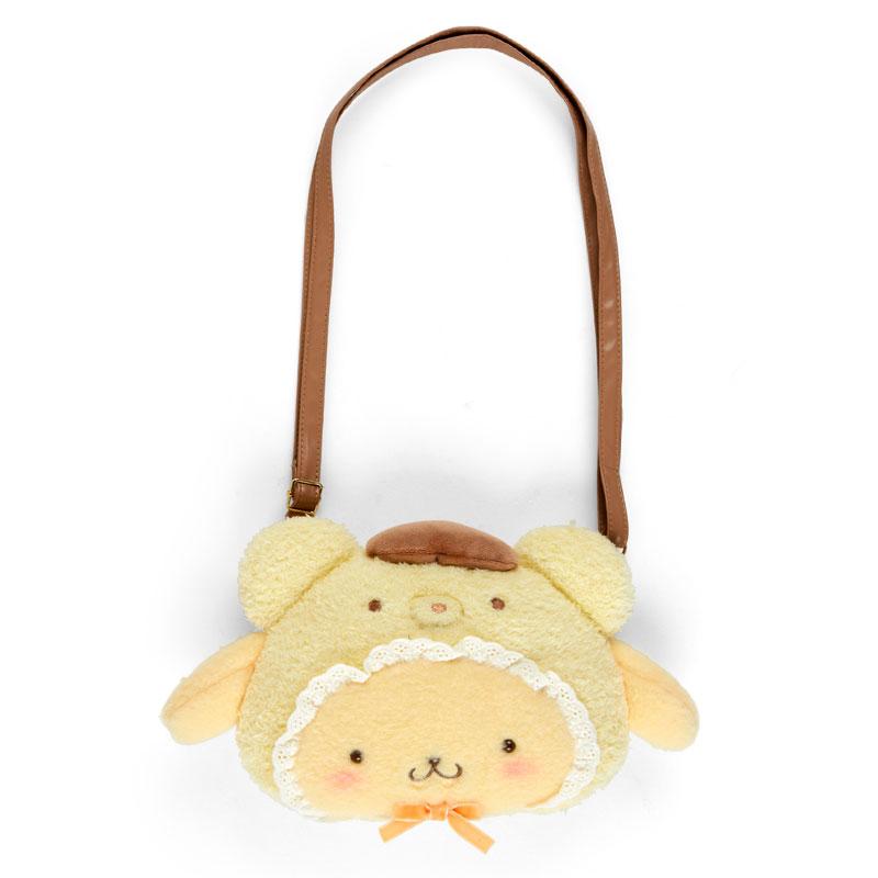 Pom Pom Purin 2WAY Plush Pochette Bag Latte Bear Baby Sanrio Japan 2023