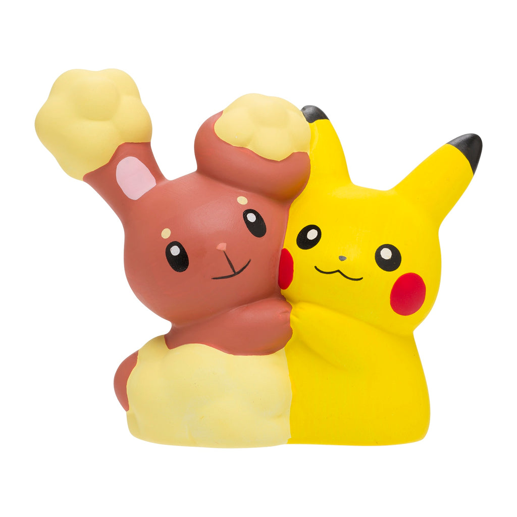 Pikachu & Buneary Mimirol Ceramic Decoration Yakushigama Pokemon New Year Japan