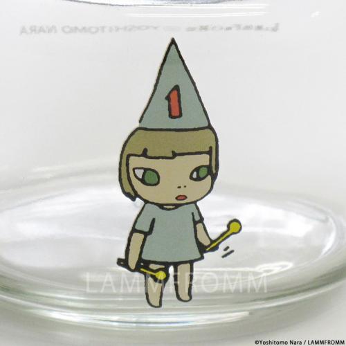 Yoshitomo Nara Glass Storage Jar S Girl 1 Blue Japan Artist