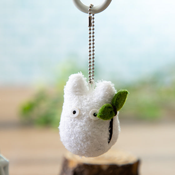 My Neighbor Small Totoro Fluffy Plush Keychain Studio Ghibli Japan –