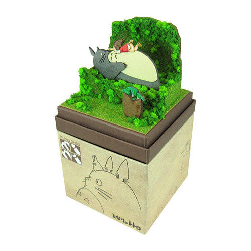 My Neighbor Totoro & Mei Miniature Art Paper Craft Kit Studio Ghibli Japan