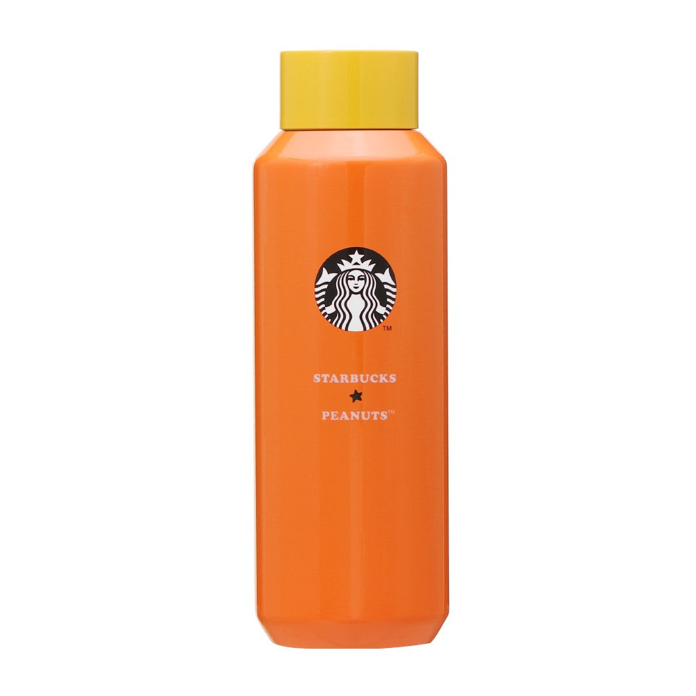 Stainless Bottle Orange PEANUTS Charlie Brown 473ml Starbucks Japan 2023 Tumbler