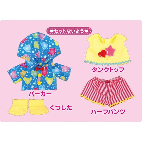 Costume for Mell Chan PVC Hoodie Pilot Japan Pretend Play Toys