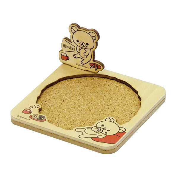 Rilakkuma Coaster with Ornament Red Rilakkuma Casual San-X Japan –