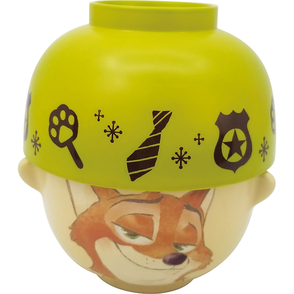 Zootopia Nick Wilde Bowl Set Crayon touch Disney Store Japan 2021