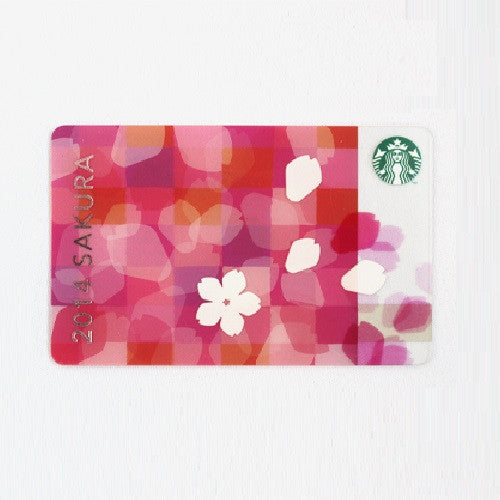 Starbucks Japan 2014 SAKURA Gift Card Cherry Blossom!