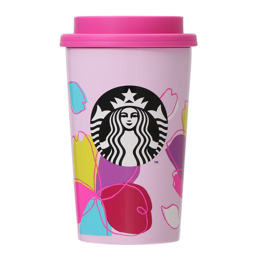 Starbucks Japan SAKURA 2024 Stainless TOGO Cup Tumbler Colorful Petal 355ml