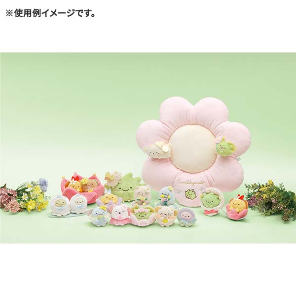 Sumikko Gurashi Zassou Plush Badge Weeds & Fairy Flower Garden San-X Japan