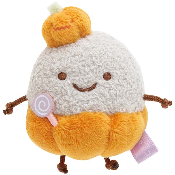 Sumikko Gurashi Hokori Dust Pumpkin mini Tenori Plush San-X Japan Halloween 2022