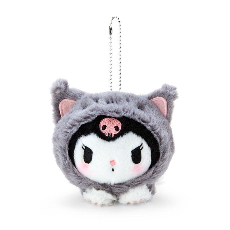 Kuromi Plush Mascot Holder Keychain Love Cat Sanrio Japan 2024