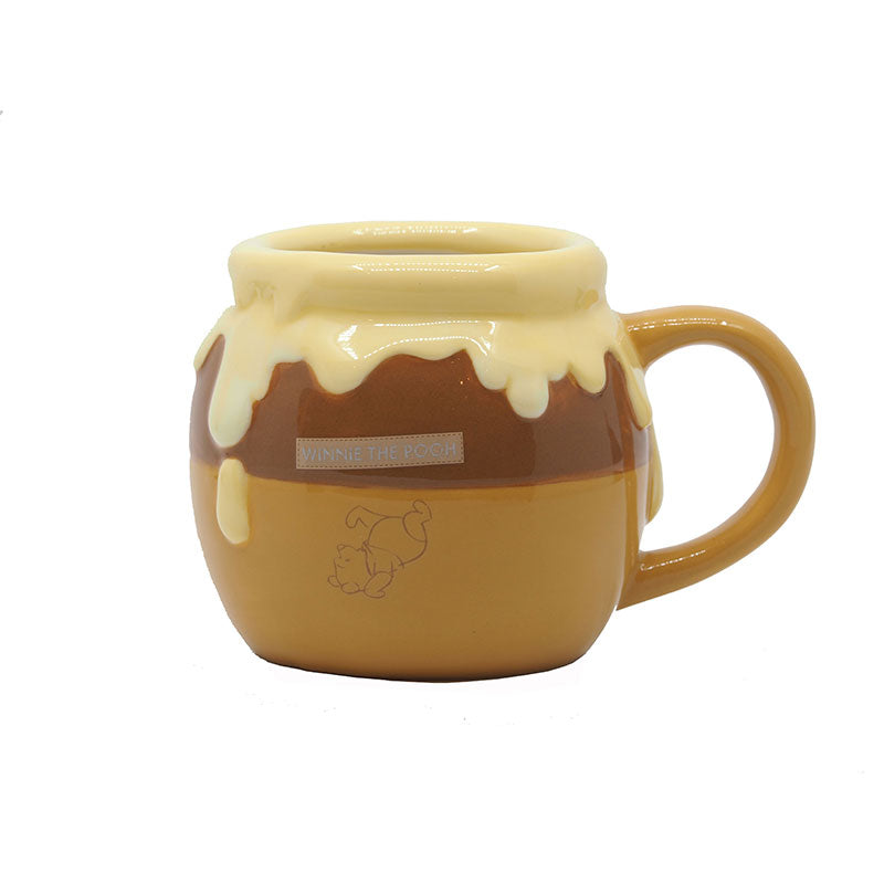 Winnie the Pooh Mug Cup Hunny Pot Brown Disney Store Japan