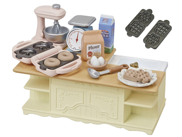 Used] KITCHEN SET KA-411 Epoch Japan Retired Rare Sylvanian Families Calico  Critters