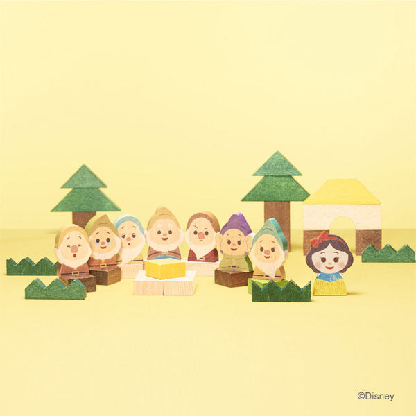 Snow White KIDEA Toy Wooden Blocks Set Disney Store Japan