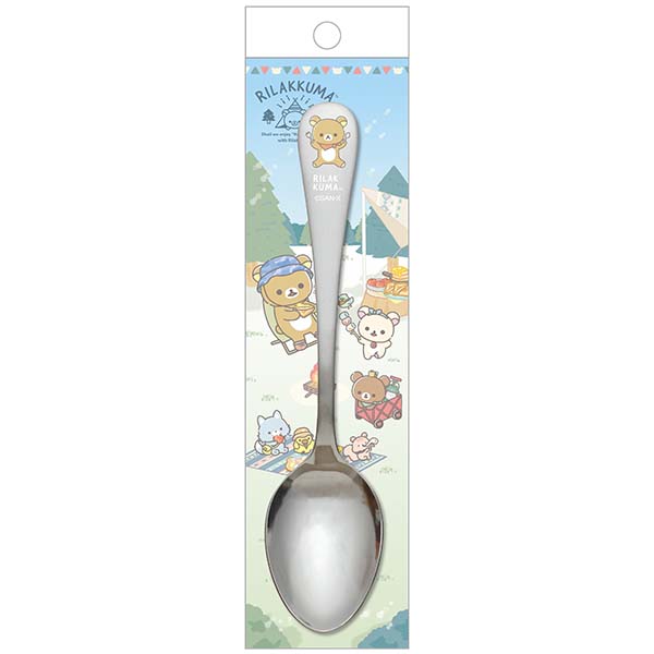 Rilakkuma Stainless Spoon Komorebi Camp San-X Japan