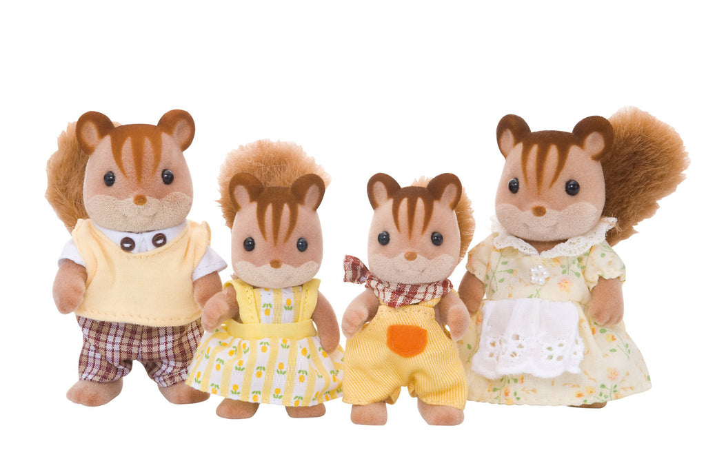 Walnut Squirrel Family FS-17 Sylvanian Families Japan Calico Critters