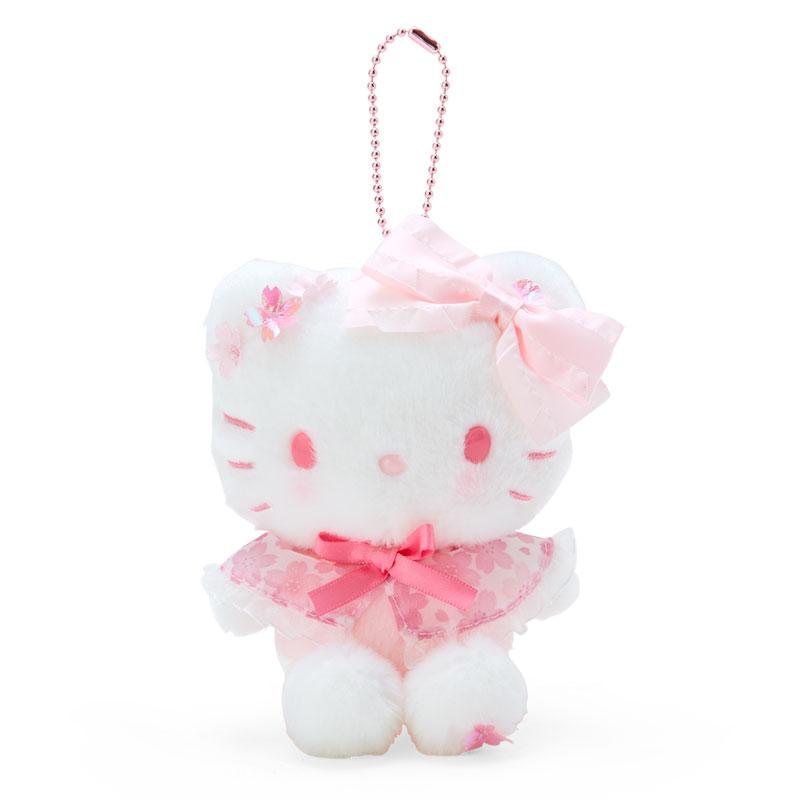 Hello Kitty Plush Mascot Holder Keychain Sakura Sanrio Japan 2024