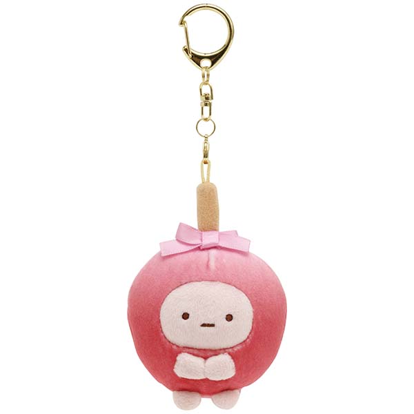 Sumikko Gurashi Pink Tapioca Apple Candy Plush Keychain