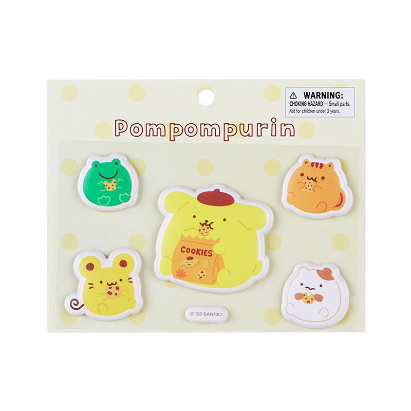 Pom Pom Purin Soft Sticker Round Sanrio Japan