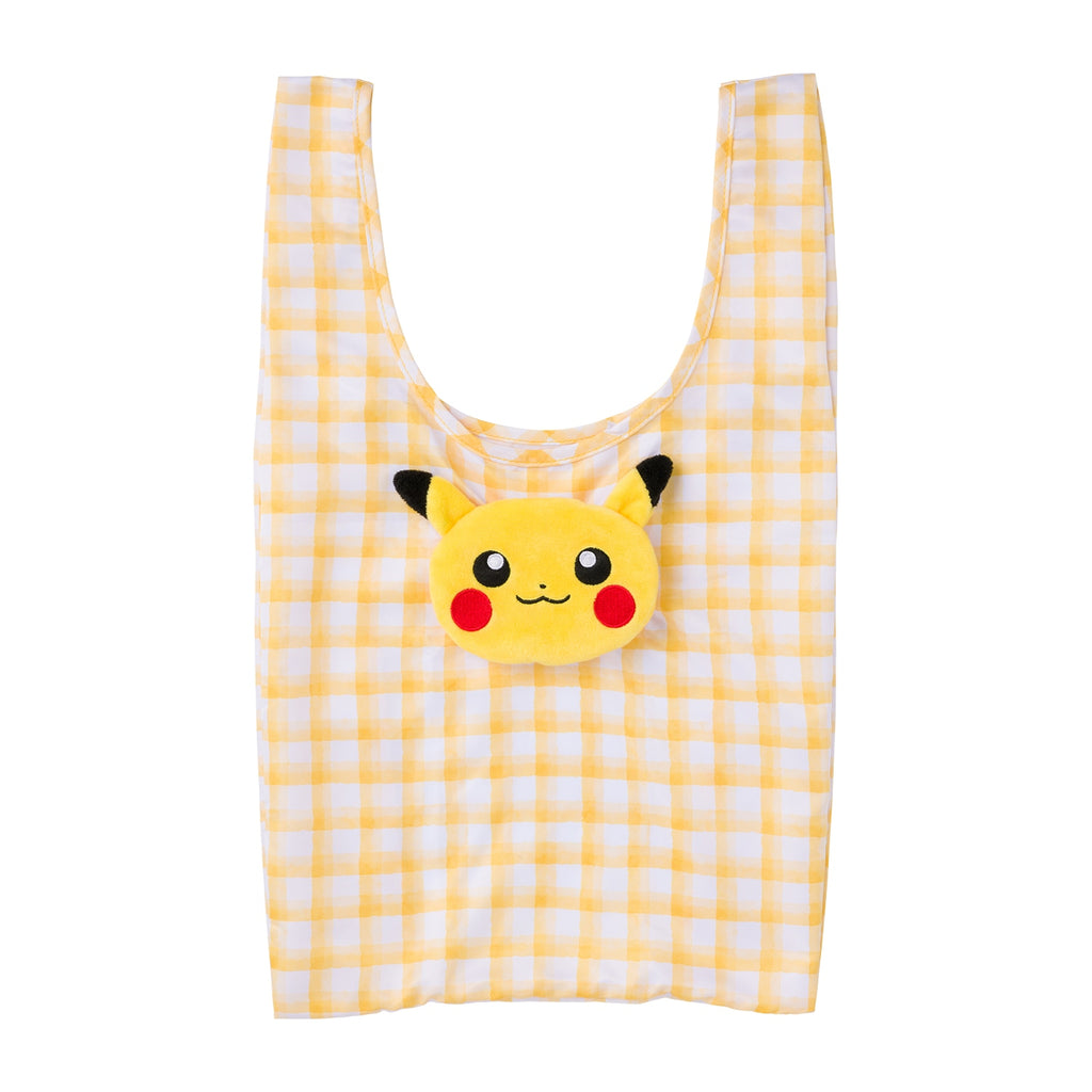 Pikachu Eco Shopping Tote Bag Plush Pouch Pokemon Center Japan