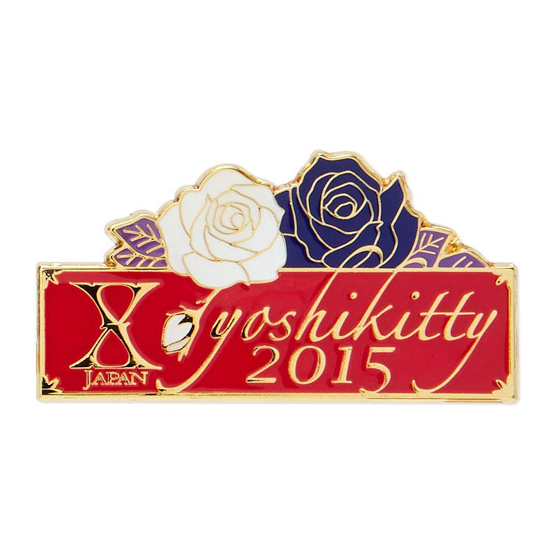 yoshikitty Pin Badge Set X Pose Sanrio Japan YOSHIKI Hello Kitty