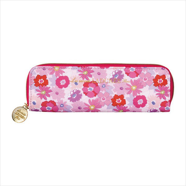 Pen Case Pencil Pouch Mathilde Flower Pink Laduree Japan