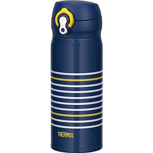 Thermos Stainless Bottle 0.4L Navy Yellow Japan JNL-402 NV-Y