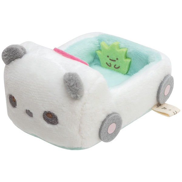 Sumikko Gurashi mini Tenori Plush Doll Panda Car Animal Park