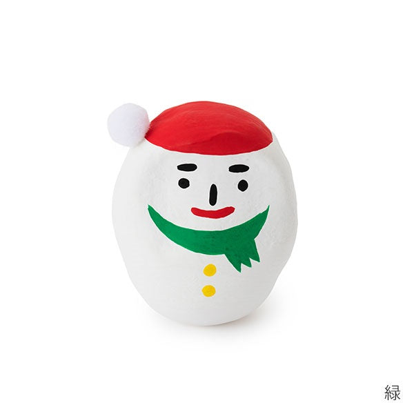 Daruma mini Snowman Green Nakagawa Masashichi Japan – VeryGoods.JP