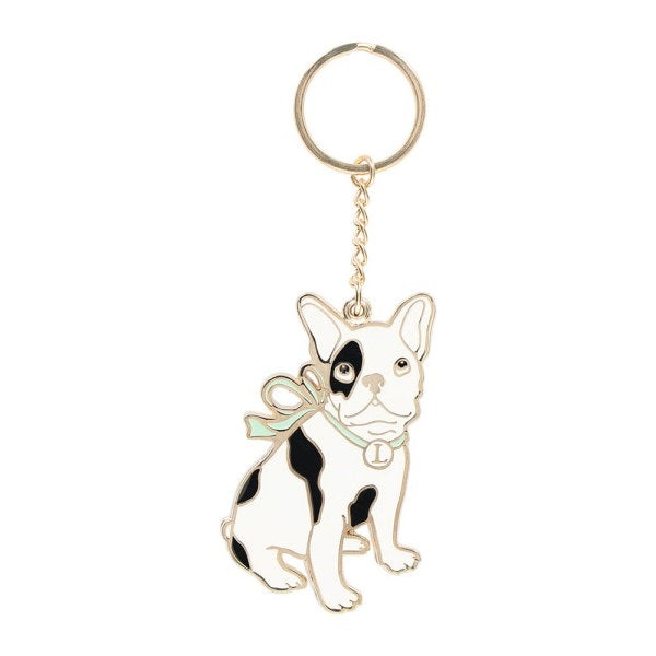 Keychain Key Holder Mirror Charlie Dog Laduree Japan