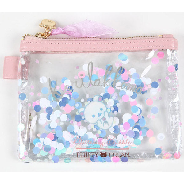 Clear Vinyl Glitter Bag