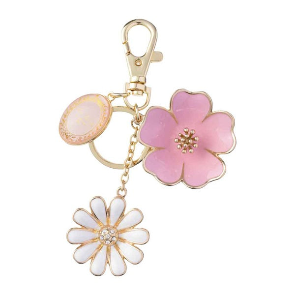 Keychain Key Holder Bouquet de Fleur Rose Laduree Japan Flower