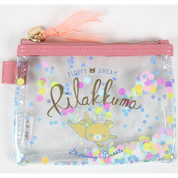 Clear Vinyl Glitter Bag