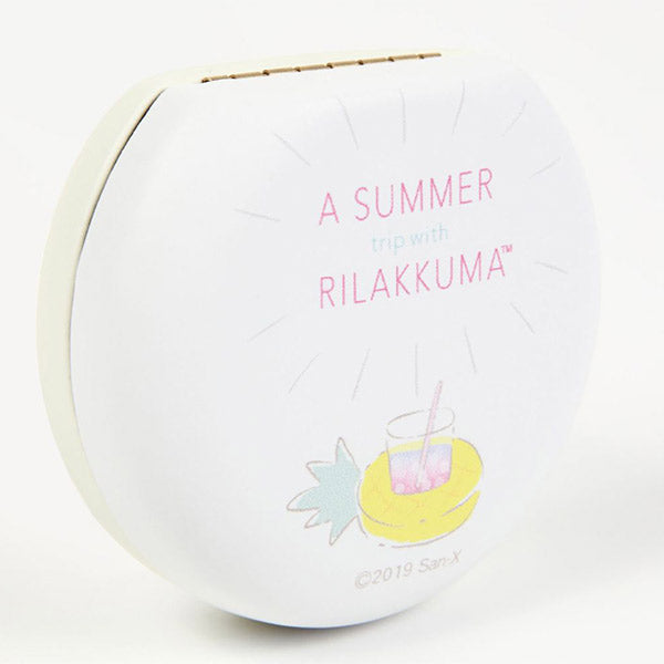 Rilakkuma mini Case with Mirror Summer Trip San-X Japan 2019