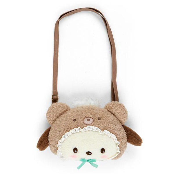Pochacco 2WAY Plush Pochette Bag Latte Bear Baby Sanrio Japan 