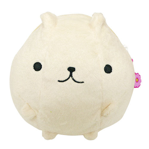 White san Round Pouch Kapibarasan Japan K2278 – VeryGoods.JP