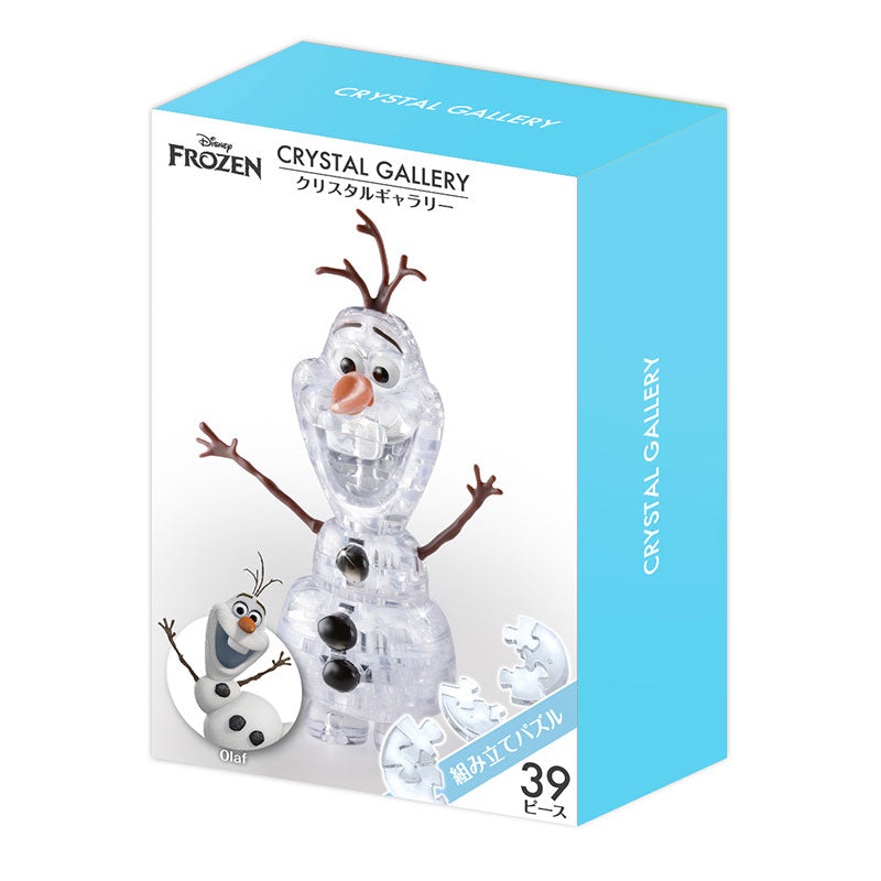 Frozen Olaf 3D Puzzle Figure Crystal Gallery Disney Store Japan 38 pieces
