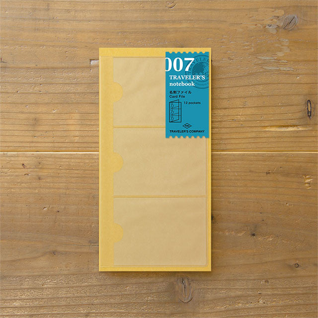Traveler's Notebook Japan Regular Size Refill 007 Card File 14301006 Midori